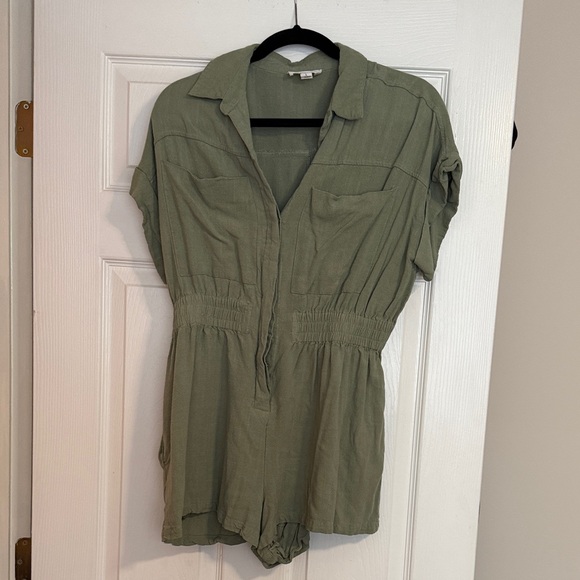 Chic Olive Mini Dress - Picture 1 of 1